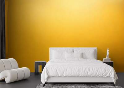 Golden yellow gradient background texture wall. Wall mural