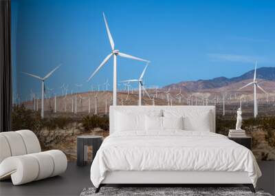 Wind Farm in the California Desert  Wall mural