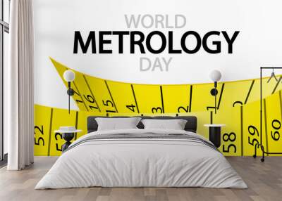 World metrology day, vector art illustration. Wall mural