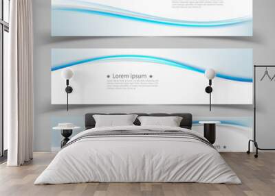 Set of banner templates. modern abstract design. Wall mural