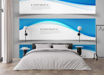 Set of banner templates. modern abstract design. Wall mural