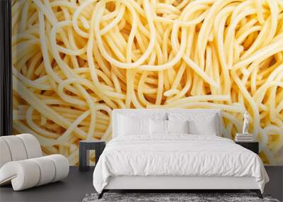  Delicious italian spaghetti pasta texture Wall mural