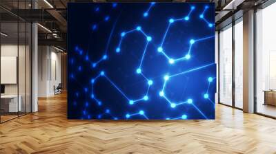 abstract digital technology. vector background Wall mural