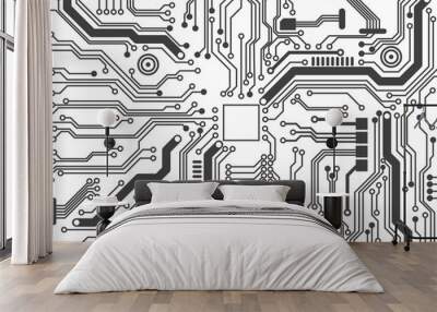 circuit board background texture Wall mural