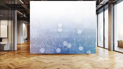 Abstract data background. Futuristic technology style. Elegant digital  background for business cyber presentations. Wall mural