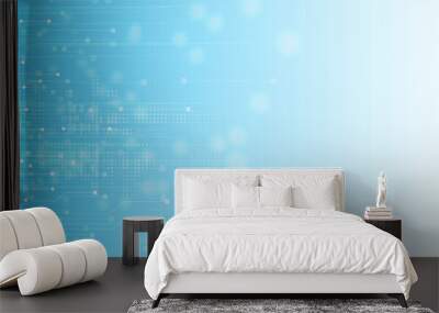 Abstract data background. Futuristic technology style. Elegant digital  background for business presentations. Wall mural