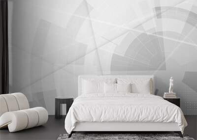 abstract futuristic fade computer technology business background Wall mural