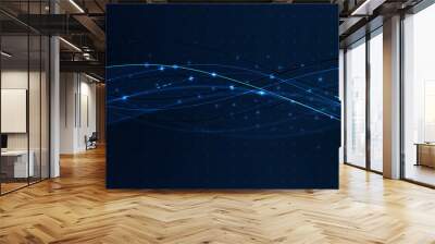 abstract futuristic fade computer technology business background Wall mural