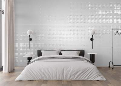 abstract paper grey futuristic computer technology business back Wall mural