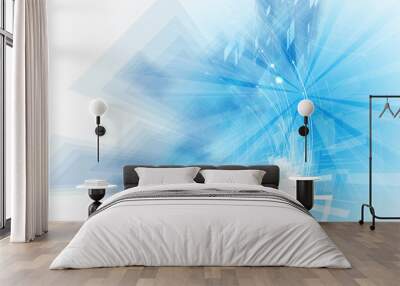 abstract technology background Business & development direction Wall mural