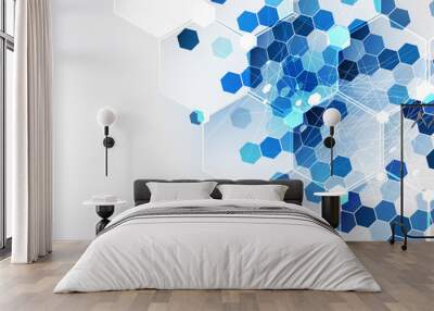 New future technology concept abstract background Wall mural