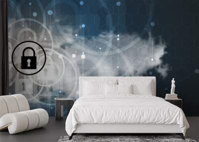 Transforming business strategies with innovative applications of cloud technology Wall mural