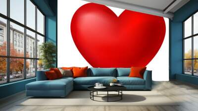 red heart Wall mural