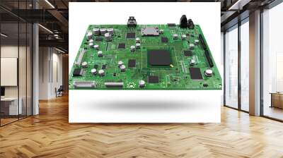 Electronic circuit board with processor Wall mural