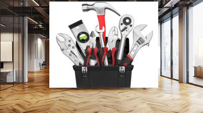 many tools in tool box Wall mural