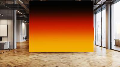 black orange and yellow abstract background, gradient background  Wall mural