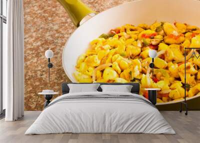 Ackee and Salt Fish Dish Wall mural