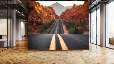 Road to nowhere Wall mural