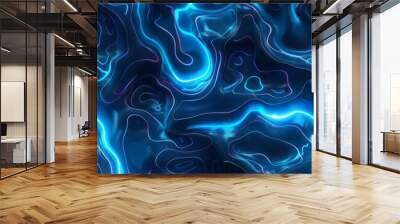 Abstract Neon Blue Texture Seamless Pattern Tile

 Wall mural