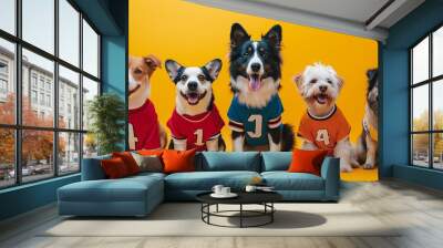 Pet Team Spirit: Sports Gear Showcase

 Wall mural