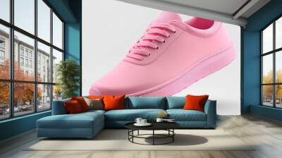  Modern  athletic shoe with a sleek design, suitable for sports and everyday comfort. Wall mural