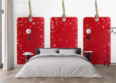 Christmas Tag Set One Wall mural