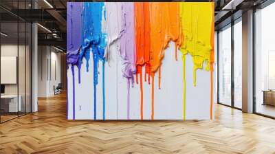 the art of rainbow paint artart of rainbow paint art  Wall mural