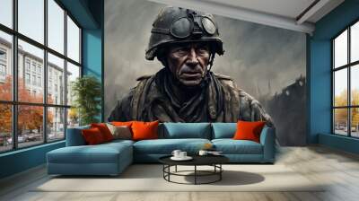 War Concept Image Wall mural