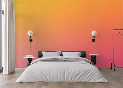 Pink, Orange, and Yellow Summer Colors Gradient Wall mural