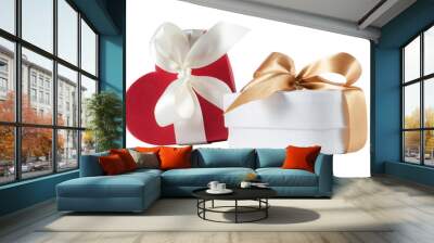 heart shaped gift box Wall mural