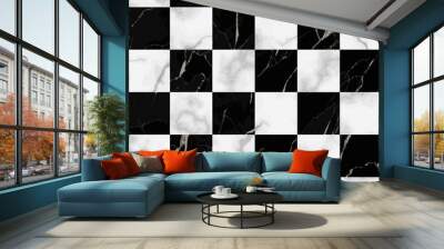 Marble Luxury Check Seamless Pattern Wall mural