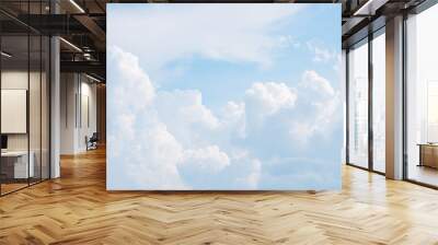 Beautiful clouds in the sky. Wall mural