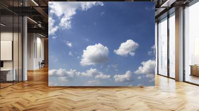 Beautiful blue sky and cloud. Wall mural