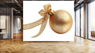 Christmas decoration transparent background Wall mural