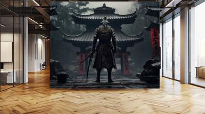 Samurai Wall mural