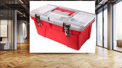 Plastic tool box worker storage container Wall mural