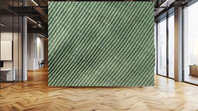 green material with stripes texture Wall mural