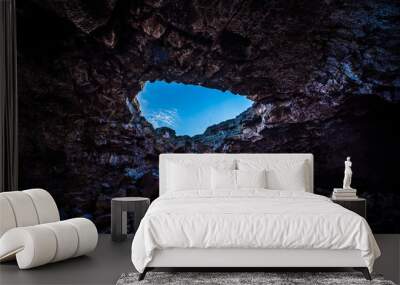 Indian Tunnel Lava Tubes Cave Wall mural