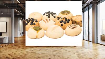 biscuits isolated Wall mural