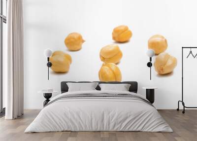 Chickpea isolated Wall mural