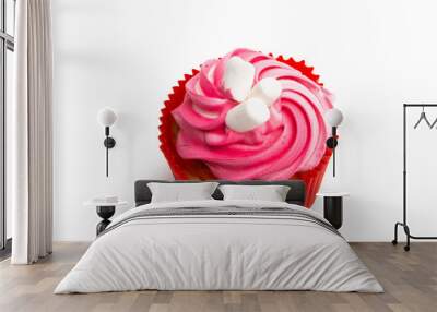 cupcake isolated Wall mural