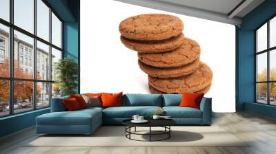 double cookie isolated Wall mural