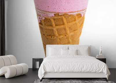 ice cream in a waffle cup Wall mural