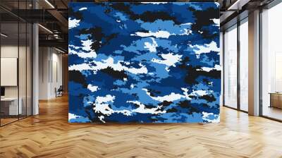 Camouflage military background Wall mural