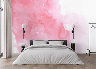 Colorful watercolor background. Abstract art hand paint Wall mural