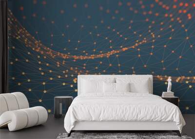 abstract background science technology Wall mural