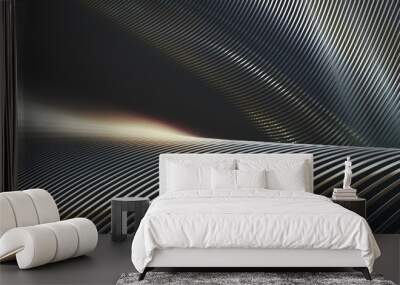 Abstract Metal Chrome Wall mural