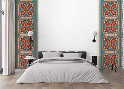 Vector abstract ornamental frame Wall mural