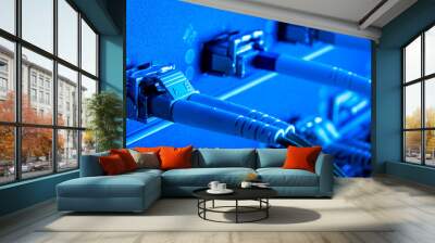 network cables Wall mural