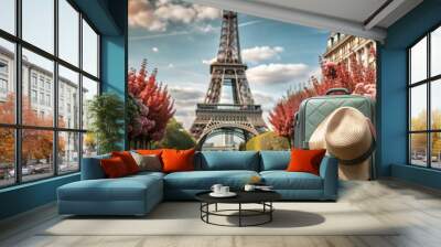 travel to paris Wall mural